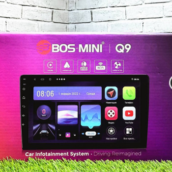 Магнитола BOS-MINI Q9 ,,9"