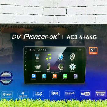 Магнитола Dv-Pioneer.Ok AC3 4+64GB