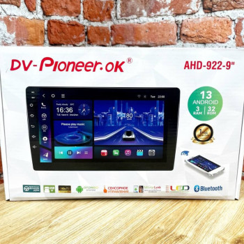 Магнитола Dv-Pioneer.Ok AHD-922-9'