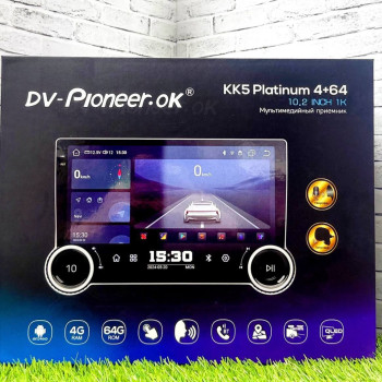 Магнитола DV-Pioneer.OK KK5 Platinum 4+64Gb