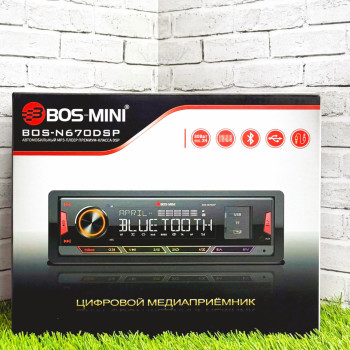 Магнитола 1Din Bos-Mini (Bos-N670DSP)
