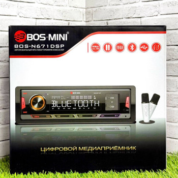 Магнитола 1Din Bos-Mini (Bos-N671DSP)